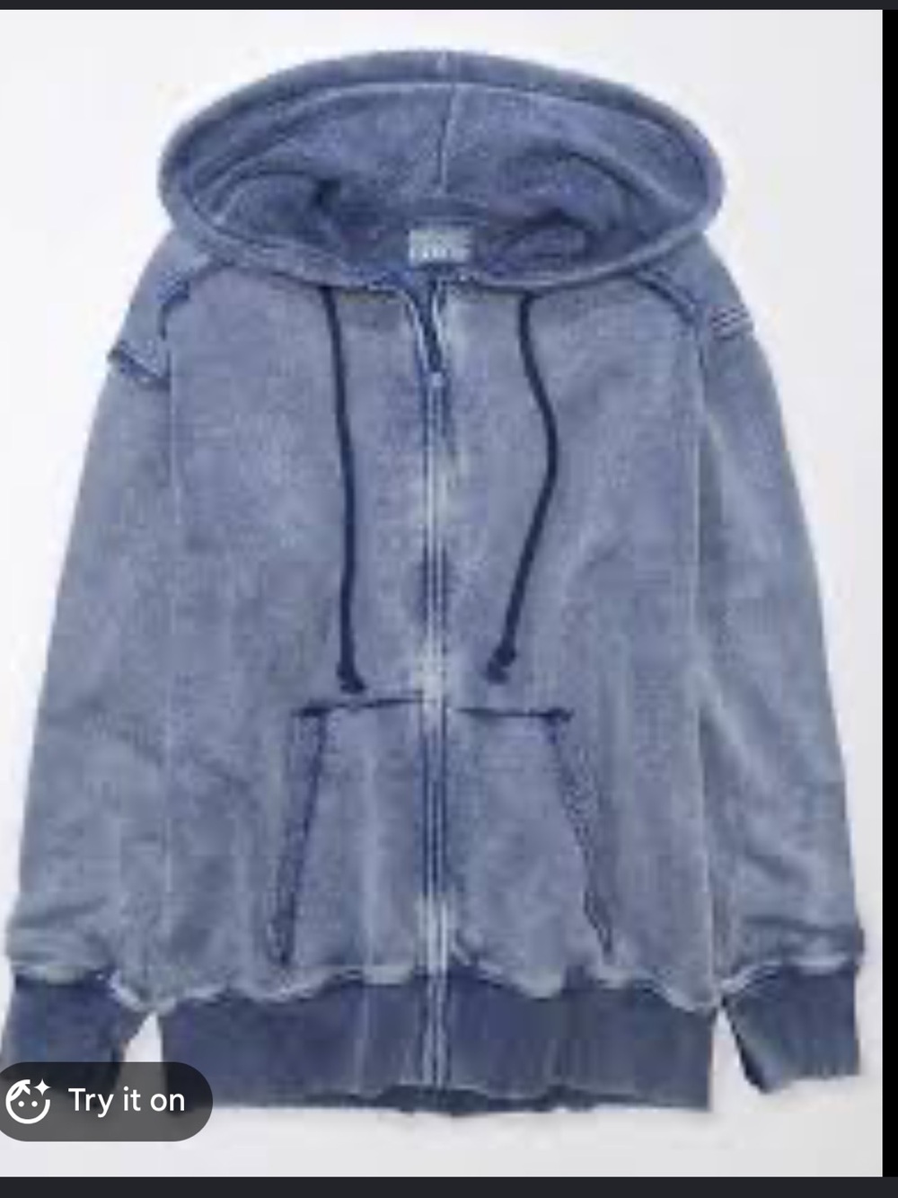 Aerie oversized zip up hoodie - XL
woman’s